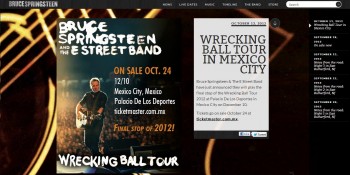 Bruce Springsteen en México.