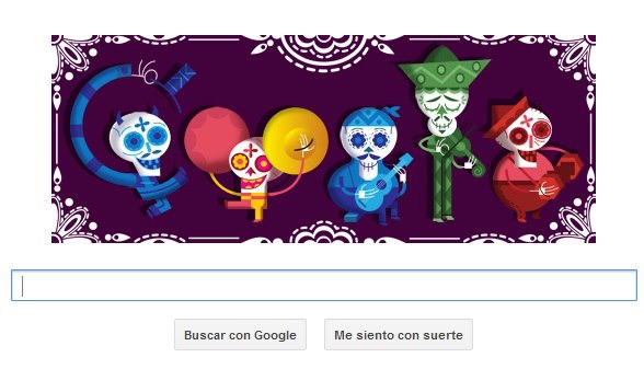 Google celebra el Día de Muertos