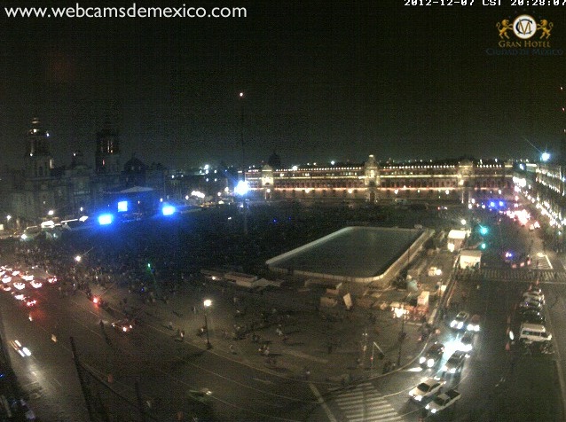 Primer concierto en el Zócalo como Mancera de Jefe de Gobierno