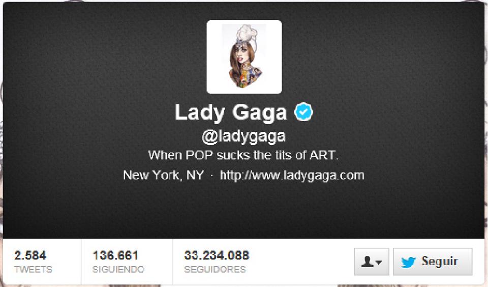 Justin Bieber está a nada de superar a Lady Gaga en Twitter