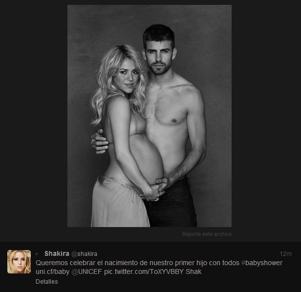 Shakira y Piqué celebran baby shower