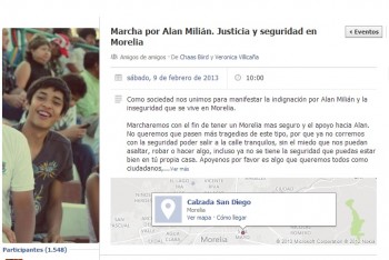 marcha por alan milián morelia justicia seguridad