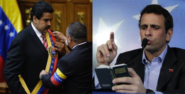 Previo a las elecciones en Venezuela, Capriles y Maduro comienzan la campaña