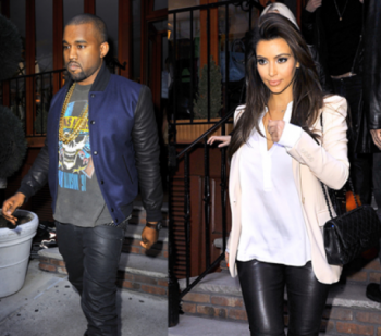 Kanye West y Kim Kardashian