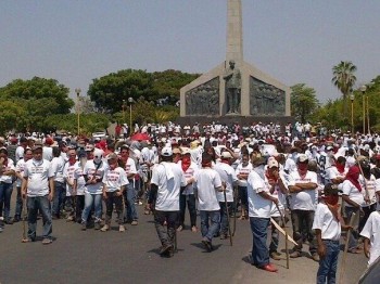 Gobierno reconoce que la manifestación de Apatzingán fue coaccionada