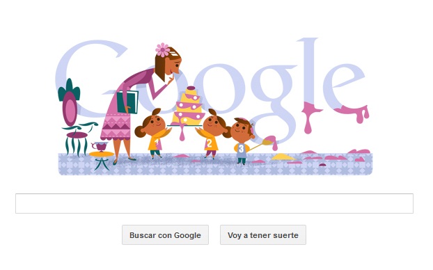 Google festeja con doodle el Día de las Madres