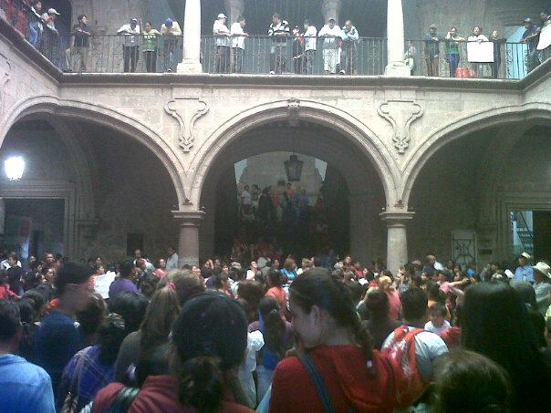 Ayuntamiento toma manifestación