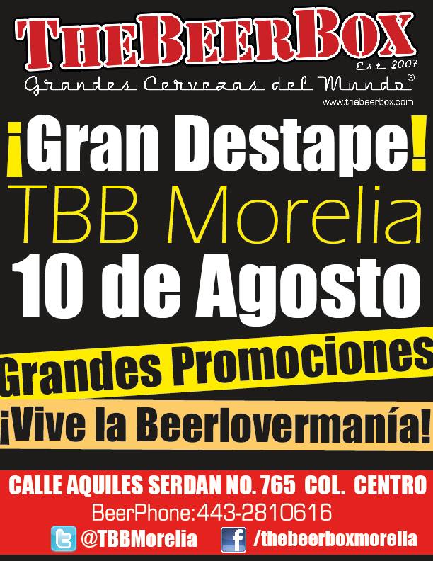 The beer box Morelia inauguración Centro