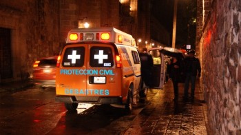 Asalto Morelia Centro Ambulancia Protección Civil