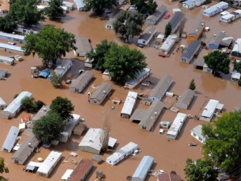 Así quedó Boulder, Colorado, tras las tormentas / AFP