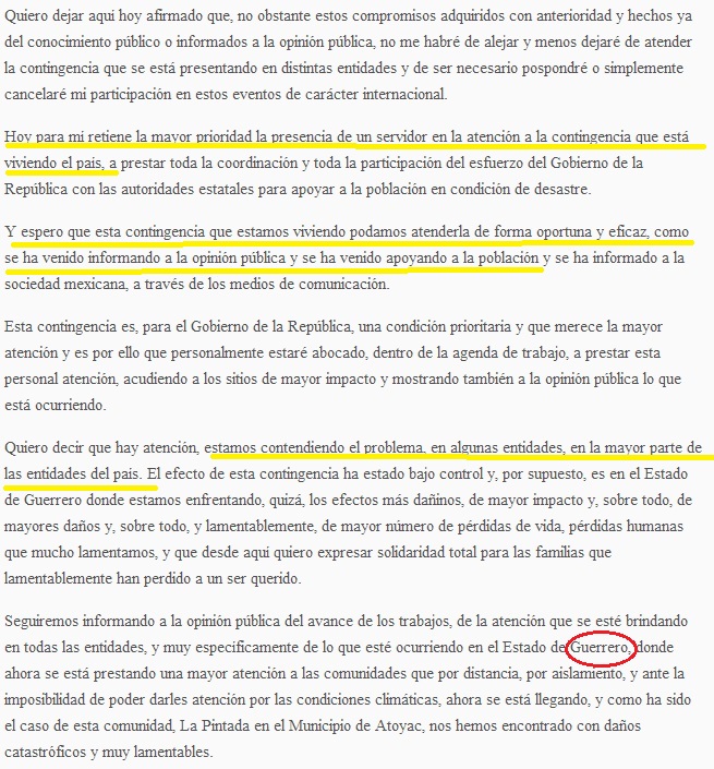 Peña Nieto discurso olvida a Michoacán 5