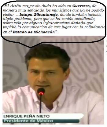 Peña Nieto olvida Michoacán