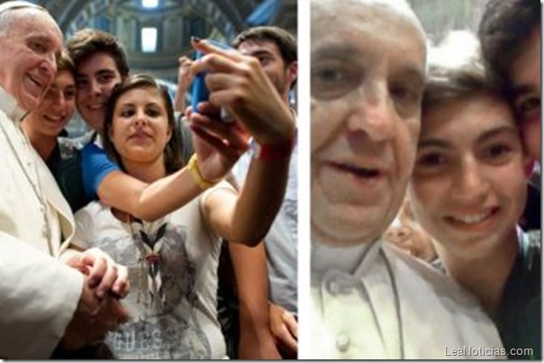 foto del papa francisco pal facebook