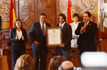 Diego Luna Huésped Distinguido de Morelia