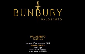 Enrique Bunbury gira en Morelia