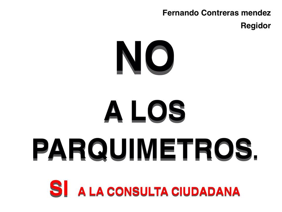 no a parquimetros Morelia fernando contreras regidor