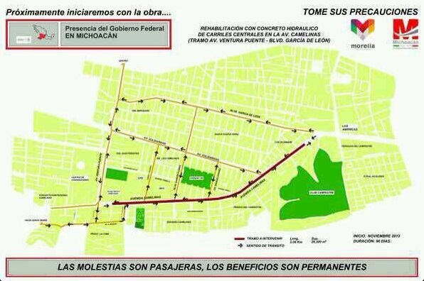 Vías-alternas-cierre-de-Avenida-Camelinas-Morelia