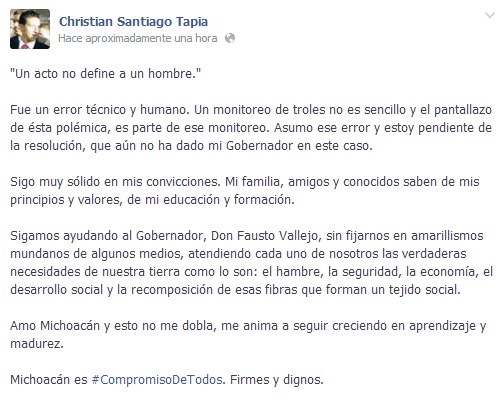 christian santiago redes sociales fausto vallejo blankita