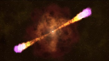 explosión de rayos gamma video captado por la nasa