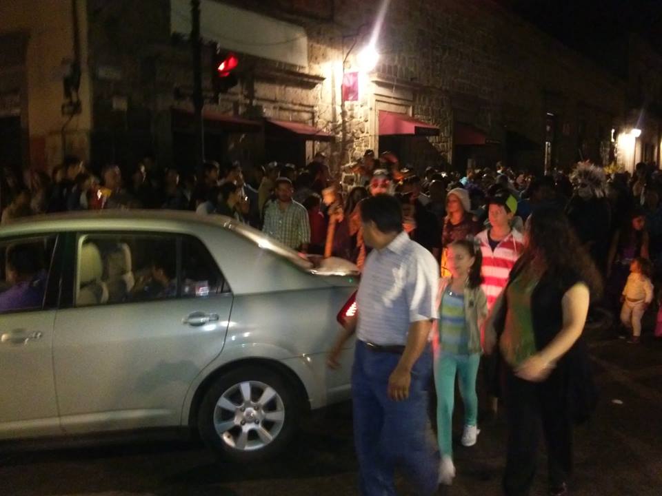 noche de muertos morelia desorganización