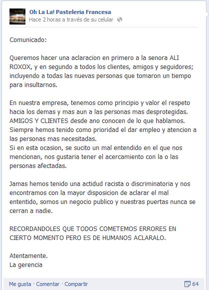 respuesta cafetería chiapas que corre a joven por apariencia indigena