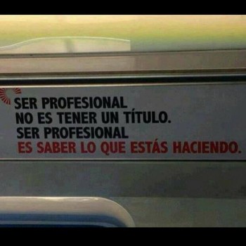 Ser profesional