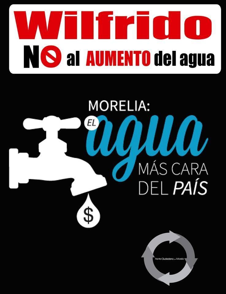 wilfrido lazaro aumento agua no morelia