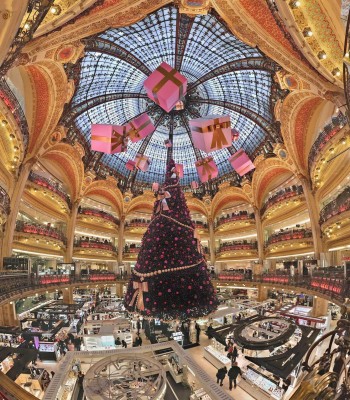 Árbol de Navidad Galerías Lafayette París 09