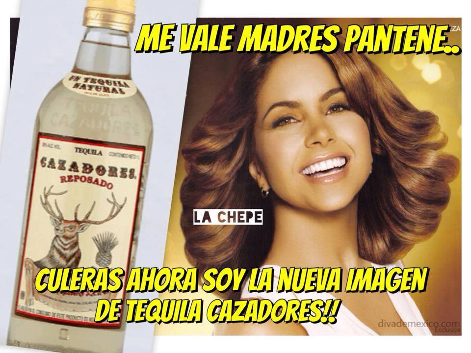 Tequila cazadores y Lucero