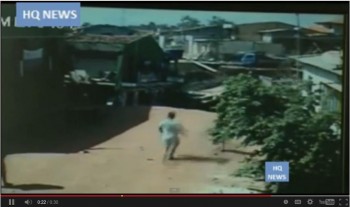 video en el que la tierra se traga un barrio de brasil