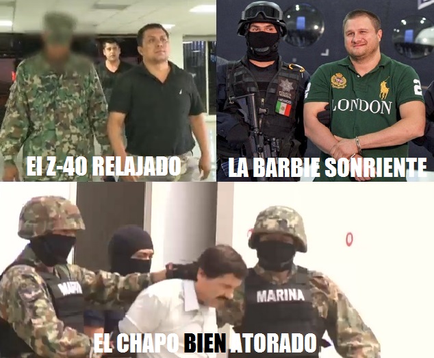 el z40 la barbie contrastes el chapo