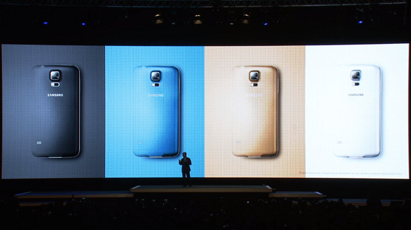 galaxy s5 presentaciones colores