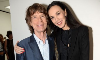 L'Wren Scott y Mick Jagger