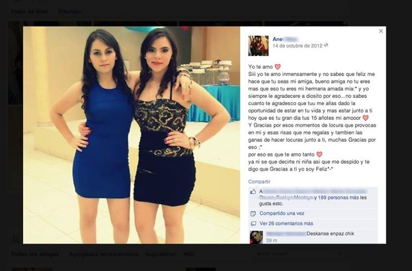 chava asesina amigas fb se aman