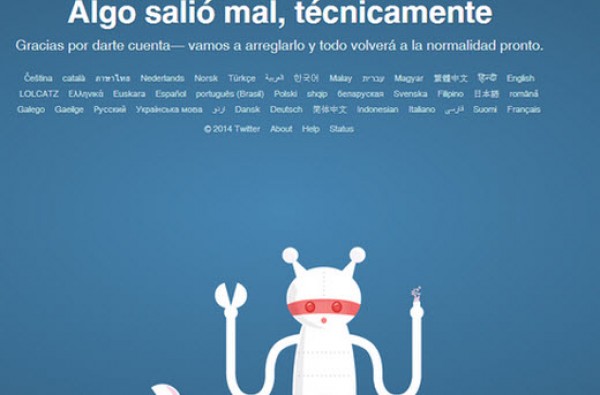 error Twitter