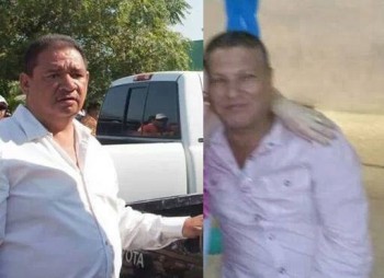 El Pollo y El Niño, quienes habrían sido asesinados por el grupo de Hipólito Mora ante diferencias por el cobro de cuotas