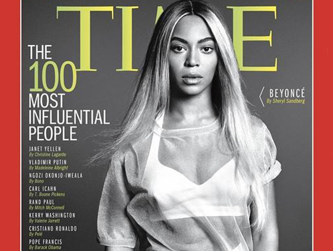 Beyoncé portada Time personajes más influyentes 2014