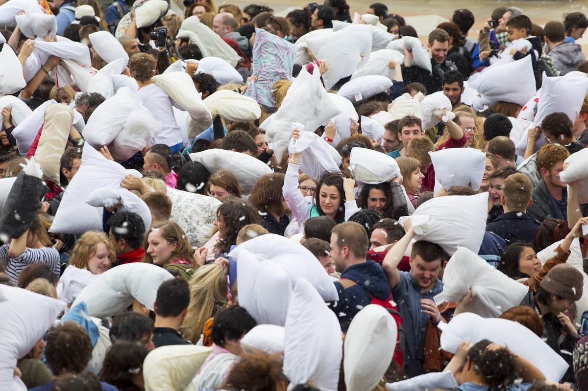 Día Internacional de Pelea de Almohadas