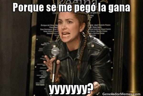 meme lucero se me pego la gana