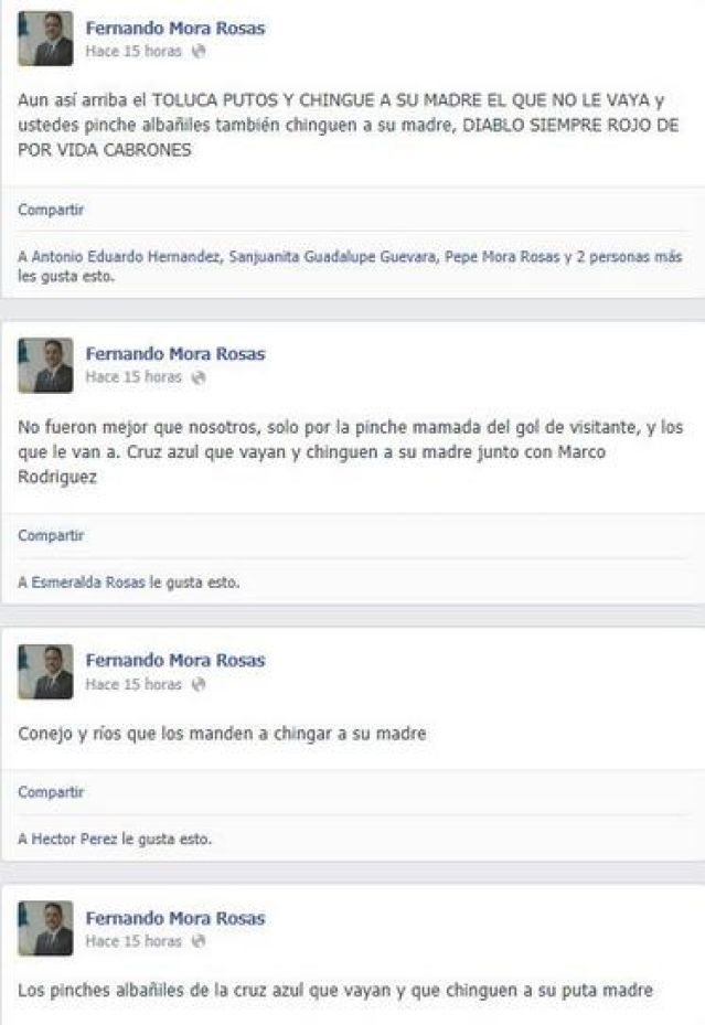 regidor arremente contra aficionados del cruz azul