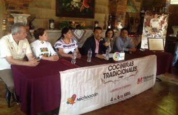 rueda de prensa Cocineras Tradicionales Sectur