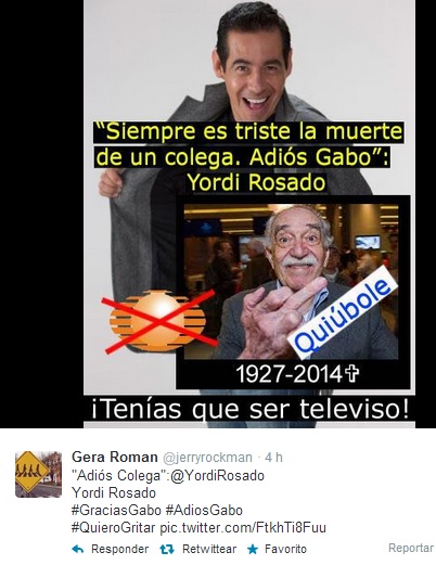 yordi rosado garcia marquez meme televiso