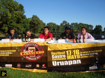 El GobiernoMunicipal Uruapan apoya al Festival Gastro Cervecero Michoacán 2014