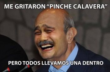 Pinche calavera Fausto Vallejo