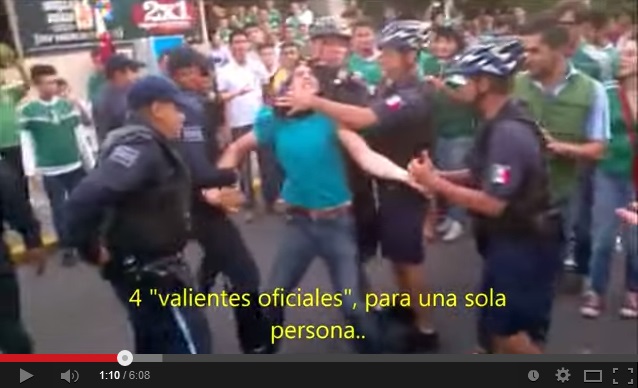 VIDEO Revelan Caso De Agresión De Polis A Chavo Que Festejaba Triunfo