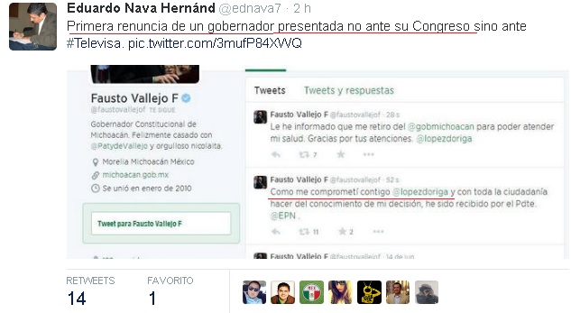 fausto vallejo renuncia critica televisa tw