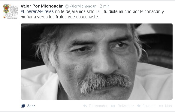 liberen a mireles tuit valor x michoacán