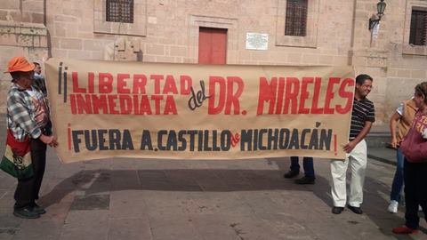 mireles detenido manifestación morelia 50 b