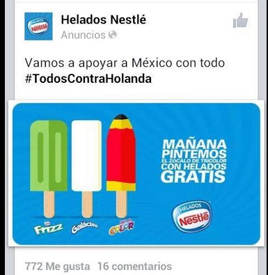 nestlé vs holanda campaña nestlé