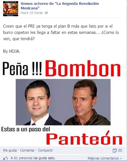 peña nieto demacrado bombon panteón fb